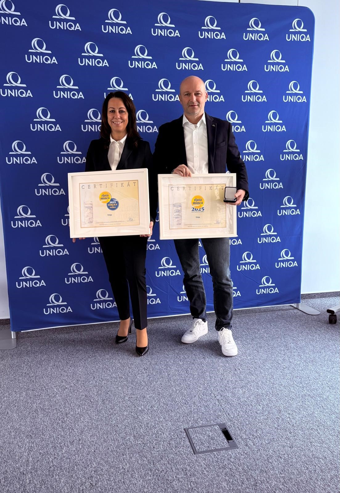 UNIQA získala celkovo 10 Zlatých mincí  UNIQA získala celkovo 10 Zlatých mincí