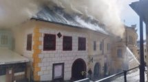 Požiar Banky lásky v B. Štiavnici: poistenie UNIQA